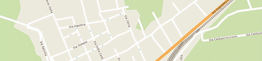 Mappa della impresa area wellness srl a LATISANA