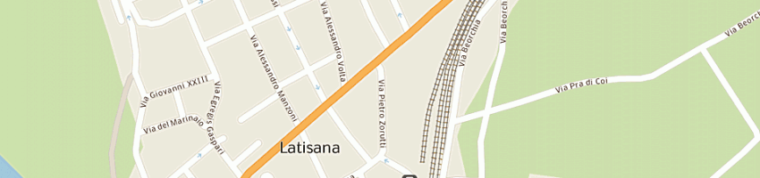Mappa della impresa bar esperia a LATISANA