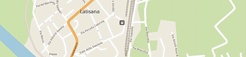 Mappa della impresa vignaduzzo luciano a LATISANA