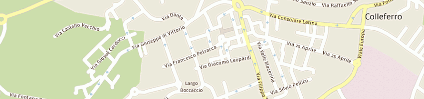 Mappa della impresa scuola elementare a COLLEFERRO