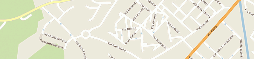 Mappa della impresa gentili tito a FANO