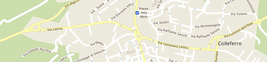 Mappa della impresa fars snc di latini augusto e c a COLLEFERRO