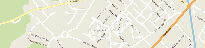 Mappa della impresa eudata snc di sfuggiti nicoletta e c a FANO