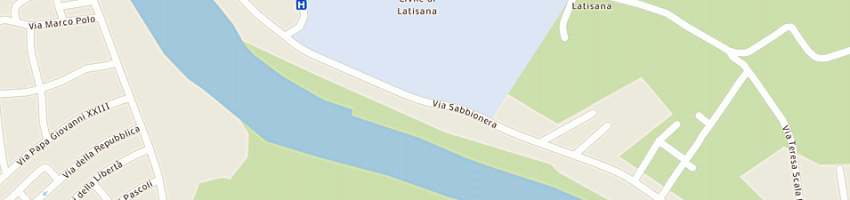 Mappa della impresa centro di salute mentale a LATISANA