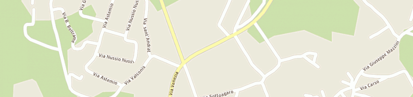 Mappa della impresa prosciuttificio dok dall'ava srl a SAN DANIELE DEL FRIULI