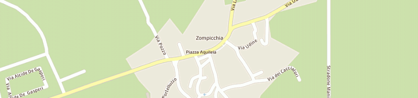 Mappa della impresa bar cecchini a CODROIPO