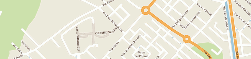 Mappa della impresa parrucchiere uomo giordano e mauro a FANO