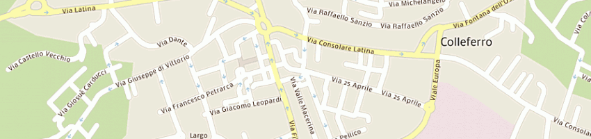 Mappa della impresa santoro massimo a COLLEFERRO