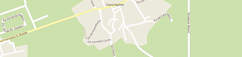 Mappa della impresa chalvien margherita a UDINE