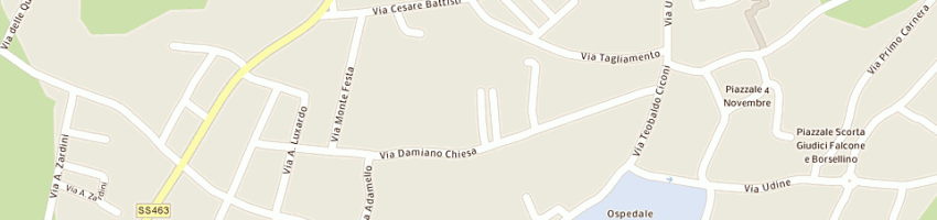 Mappa della impresa violino bruno a SAN DANIELE DEL FRIULI