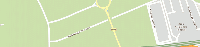 Mappa della impresa autovie venete (spa) a RONCHIS