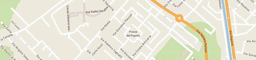 Mappa della impresa prisma consulting information sistem sas di benini ea e c a FANO