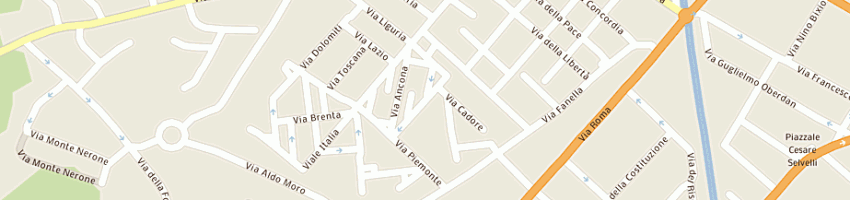 Mappa della impresa scuola media statale matteo nuti a FANO