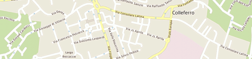 Mappa della impresa bonazzi ettore maria a COLLEFERRO