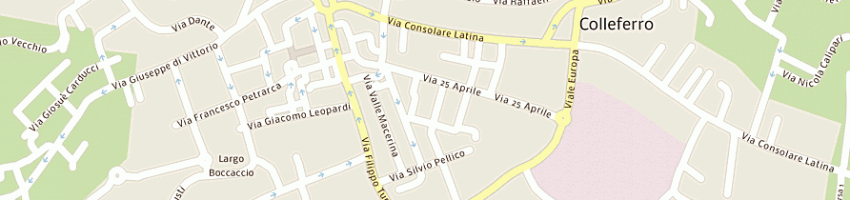 Mappa della impresa borro danilo e maria sas a COLLEFERRO