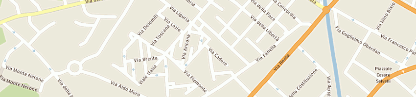 Mappa della impresa bracci stefano a FANO