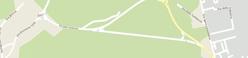 Mappa della impresa gregoricchio marisa a RONCHIS