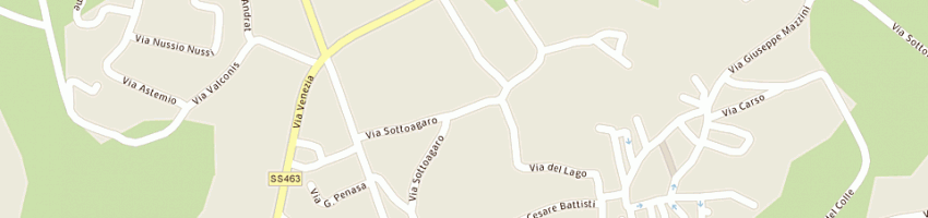 Mappa della impresa zannier giorgio a SAN DANIELE DEL FRIULI