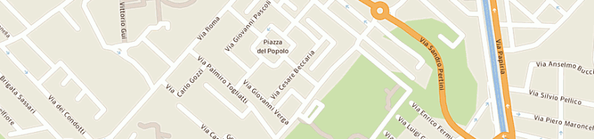 Mappa della impresa alimenti davide a FANO