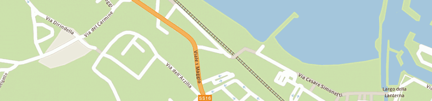 Mappa della impresa gaudenzi daniele a FANO