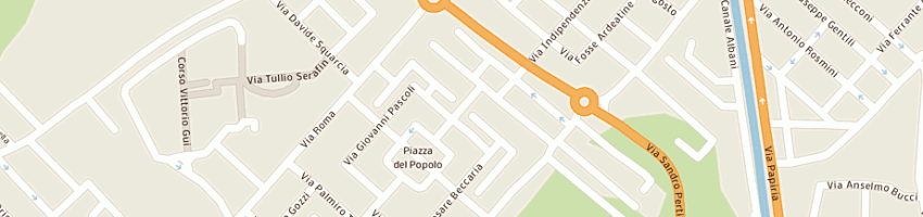 Mappa della impresa centralbox imballaggi in cartone ondulato a FANO