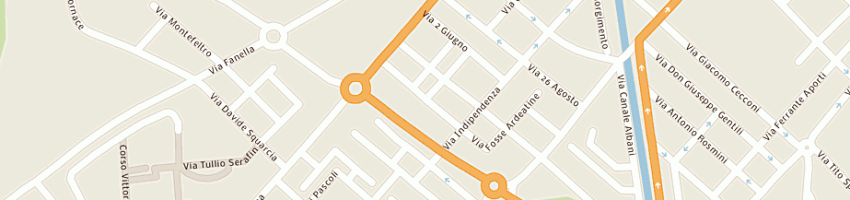 Mappa della impresa service time di francesconi roberto e c sas a FANO