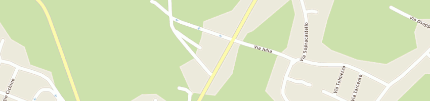 Mappa della impresa prosciutterie (srl) a SAN DANIELE DEL FRIULI