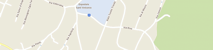 Mappa della impresa ai bintars a SAN DANIELE DEL FRIULI