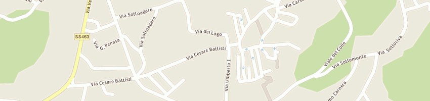 Mappa della impresa pizzeria 'centro pizza' di costa giovanna a SAN DANIELE DEL FRIULI