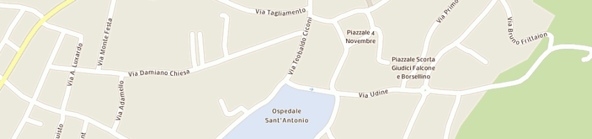 Mappa della impresa testa e figlio snc di testa giansandro a SAN DANIELE DEL FRIULI