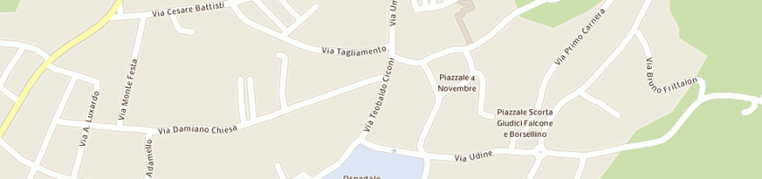 Mappa della impresa casa del prosciutto a SAN DANIELE DEL FRIULI