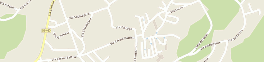 Mappa della impresa prosciutti dok castello (srl) a SAN DANIELE DEL FRIULI