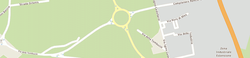 Mappa della impresa costantin gino e c snc a RONCHIS