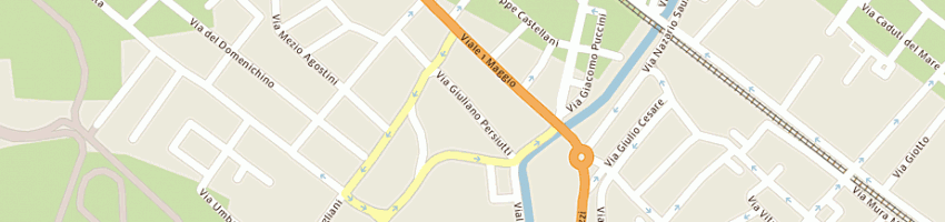 Mappa della impresa clinica veterinaria fanum fortunae a FANO