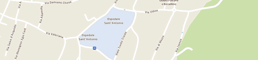 Mappa della impresa non solo bar snc di frucco lida e piron paola a SAN DANIELE DEL FRIULI