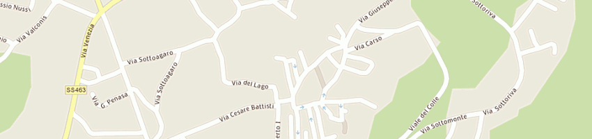 Mappa della impresa toppazzini walter a SAN DANIELE DEL FRIULI