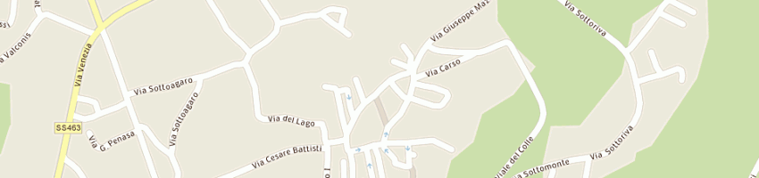 Mappa della impresa movimento di volontariato italiano-federazione regionale fvg a SAN DANIELE DEL FRIULI