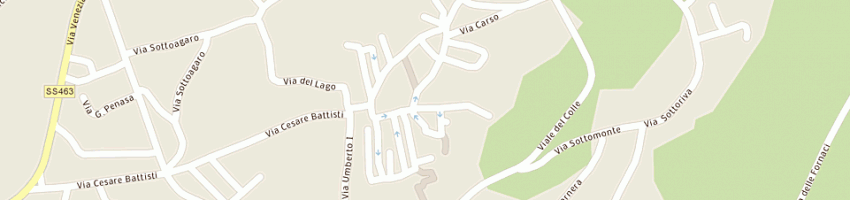 Mappa della impresa servizi fiscali (srl) a SAN DANIELE DEL FRIULI