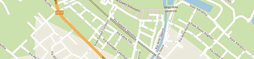 Mappa della impresa giardini tonino a FANO