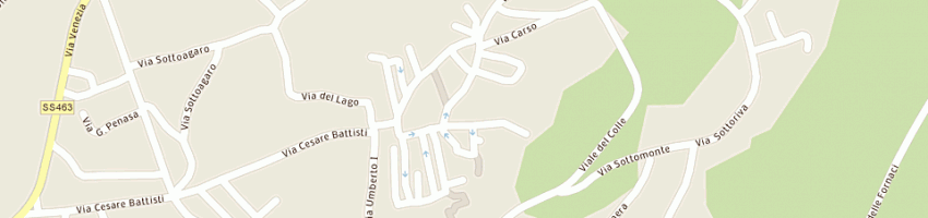 Mappa della impresa sistema sosta e mobilita' spa a UDINE