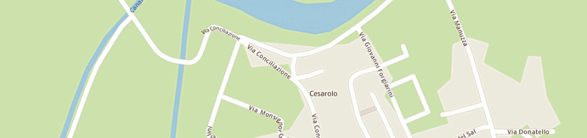 Mappa della impresa pantanali teresa a SAN MICHELE AL TAGLIAMENTO