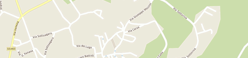 Mappa della impresa al portonat di de rosa alessandra e c snc a SAN DANIELE DEL FRIULI