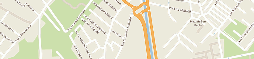 Mappa della impresa zaffini giancarlo a FANO