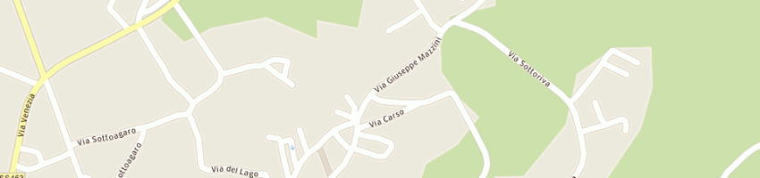 Mappa della impresa minisini dario a SAN DANIELE DEL FRIULI