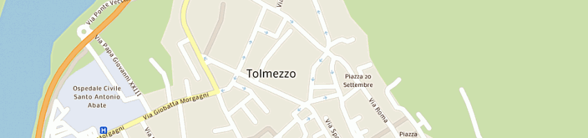 Mappa della impresa athletic di polettini caterina a TOLMEZZO