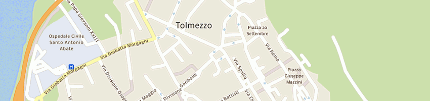 Mappa della impresa vidoni arrigo a TOLMEZZO