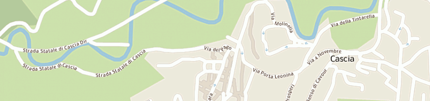 Mappa della impresa de angelis livio a CASCIA