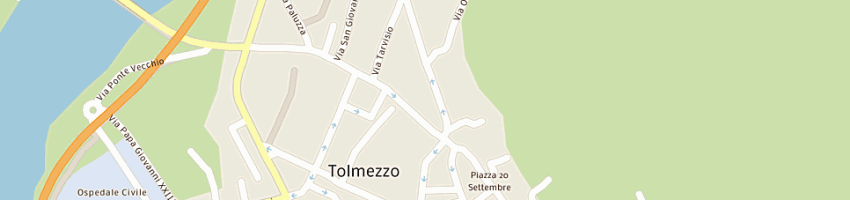 Mappa della impresa bar al cavallino di fachin alga a TOLMEZZO