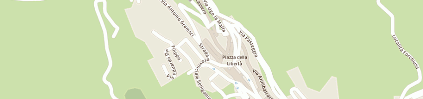 Mappa della impresa ristorante le betulle srl a ARCEVIA