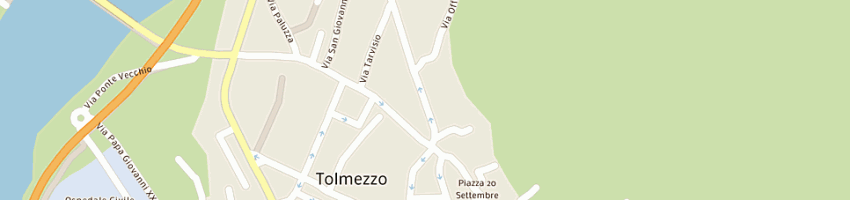 Mappa della impresa martinis (snc) a TOLMEZZO